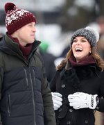 Pregnant Kate Middleton Takes on Prince William in Hockey Game During Royal Tour
