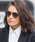 Mila Kunis Wore a Red-Hot Pair of £1000 Leather Boots Like a Boss
