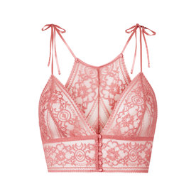 Stella+McCartney+X+Breast+Cancer+Awareness+Pink+Lace+Bra