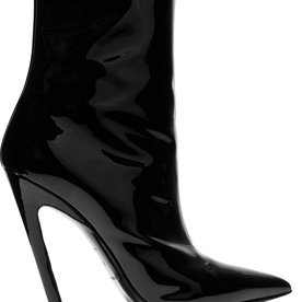 Balenciaga+Black+Patent+Booties