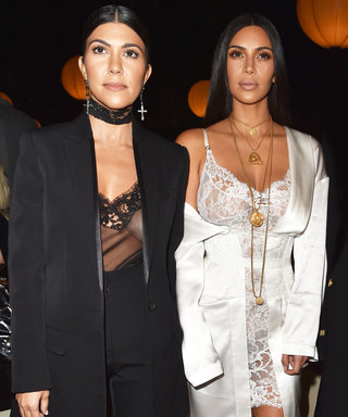 Kim and Kourtney Kardashian Dressed Up as Madonna and Michael Jackson