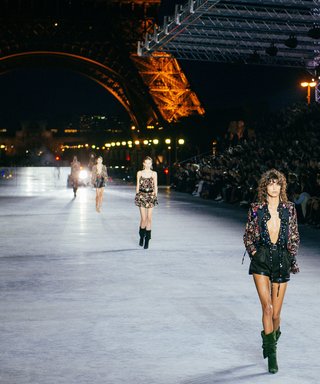 Saint Laurent Gets Lit For Spring Summer 2018