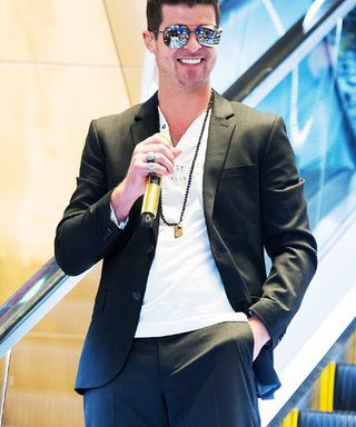 Baby on the Way for Robin Thicke and April Love Geary— See Her Bump!