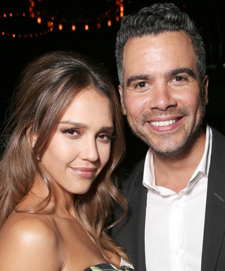 Jessica Alba Slays in Maternity-Chic Denim Jumpsuit