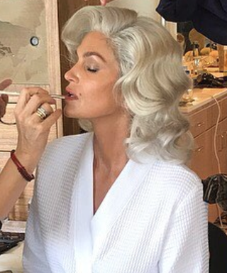 Cindy Crawford Goes Platinum to Become Marilyn Monroe
