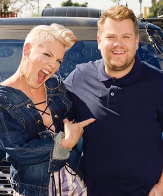 Pink Does Carpool Karaoke Upside Down, Becomes a Singing Superhero