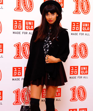 InStyle partied with Jameela Jamil and Rosario Dawson at the Uniqlo 10th anniversary bash