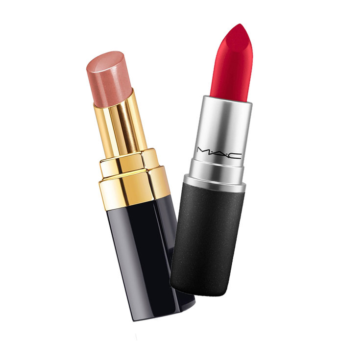 Chanel and Mac Lipstick