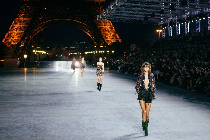 Saint Laurent Gets Lit For Spring Summer 2018