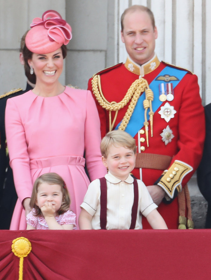 Prince George and Princess Charlotte Stole the Spotlight at Queen's Bday