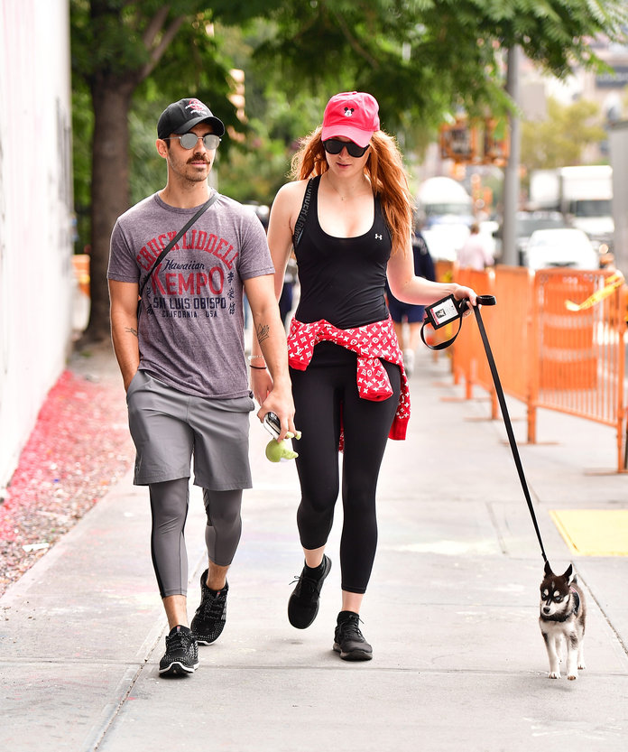 Sophie Turner and Joe Jonas Have the Cutest Pup as a Third Wheel