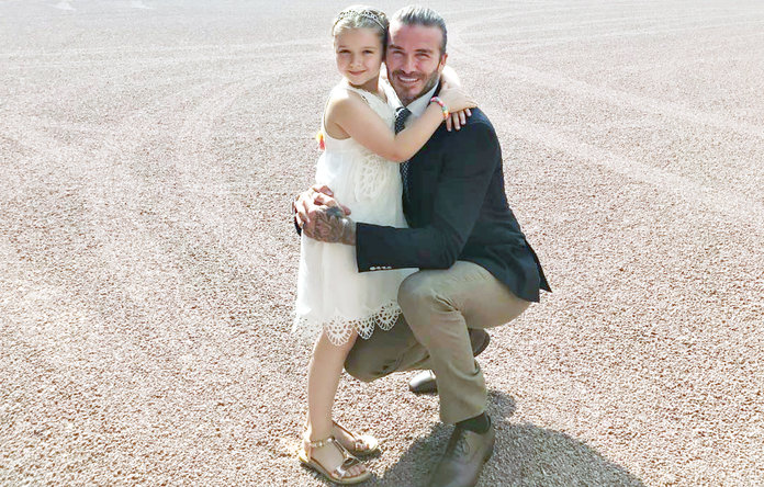 Harper Beckham Is a Total Daddy's Girl in a New Insta Shared by Mum Victoria
