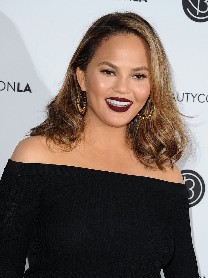 Chrissy Teigen Shows Off Growing Baby Bump on Snapchat