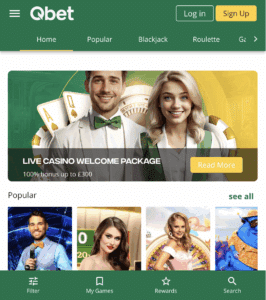 QBet Live Dealer Casino Games